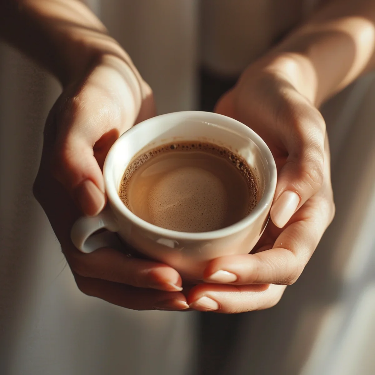 Manikyr i mjuk vardagsmiljö